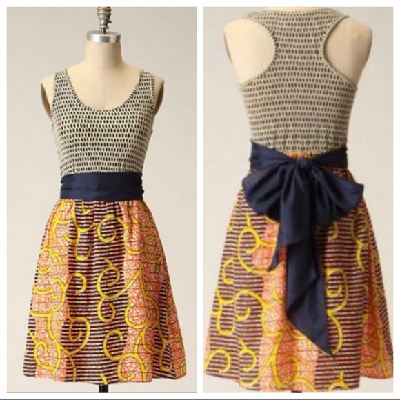 Porridge Flight of the Bees Silk Dress - Picture 2 of 8